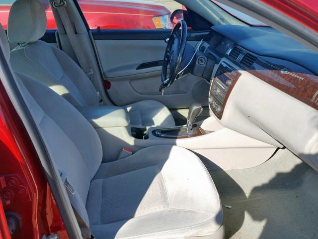 2G1WB5E33E1132789 - 2014 CHEVROLET IMPALA LIM RED photo 5