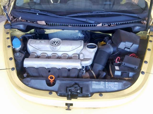 3VWRF31Y37M418519 - 2007 VOLKSWAGEN NEW BEETLE Gelb Foto 7