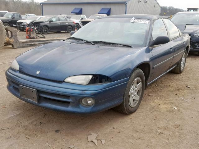 2B3HD46T8TH269512 - 1996 DODGE INTREPID BLUE photo 2