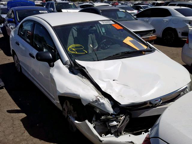 19XFA1F35AE079754 - 2010 HONDA CIVIC VP WHITE photo 1