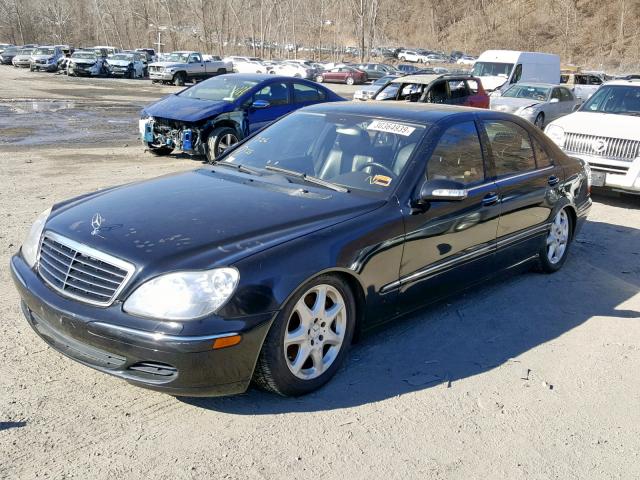 WDBNG84J56A469721 - 2006 MERCEDES-BENZ S 500 4MAT BLACK photo 2