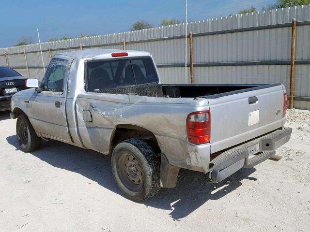 1FTYR10D53PB33429 - 2003 FORD RANGER SILVER photo 3