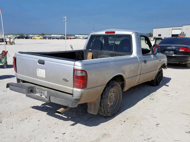 1FTYR10D53PB33429 - 2003 FORD RANGER SILVER photo 4