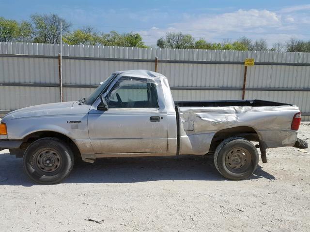 1FTYR10D53PB33429 - 2003 FORD RANGER SILVER photo 9