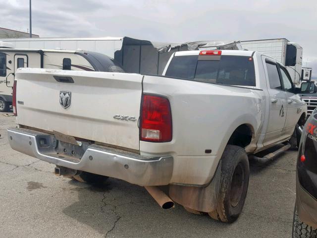 3D73Y4CL6AG172992 - 2010 DODGE RAM 3500 WHITE photo 4