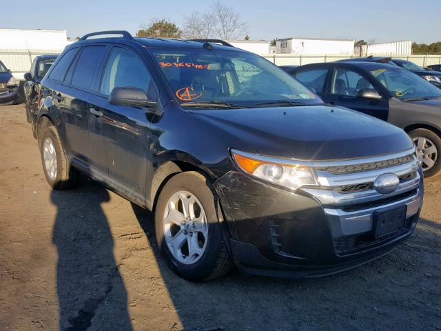 2FMDK4GC2DBB56043 - 2013 FORD EDGE SE BLACK photo 1