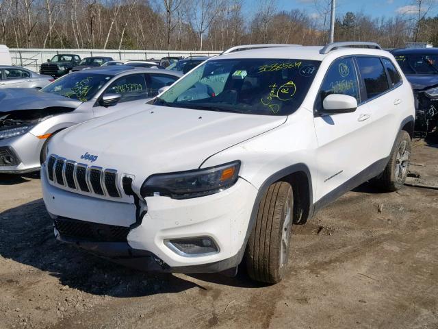 1C4PJMDN0KD180374 - 2019 JEEP CHEROKEE L WHITE photo 2