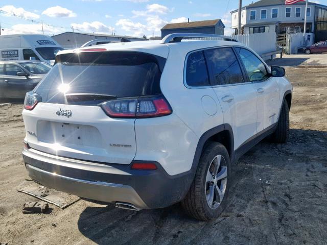 1C4PJMDN0KD180374 - 2019 JEEP CHEROKEE L WHITE photo 4