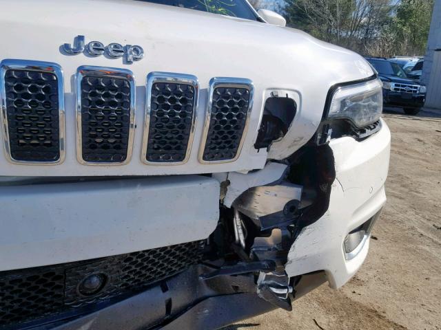 1C4PJMDN0KD180374 - 2019 JEEP CHEROKEE L WHITE photo 9