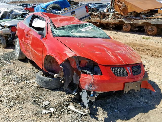 1G2AS18H597176307 - 2009 PONTIAC G5 RED photo 1