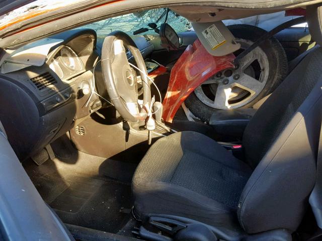 1G2AS18H597176307 - 2009 PONTIAC G5 RED photo 5
