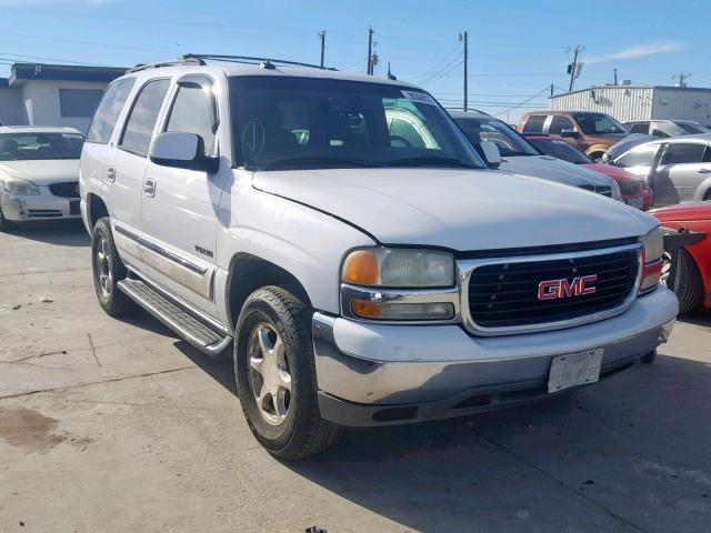 1GKEC13Z93R133521 - 2003 GMC YUKON WHITE photo 1