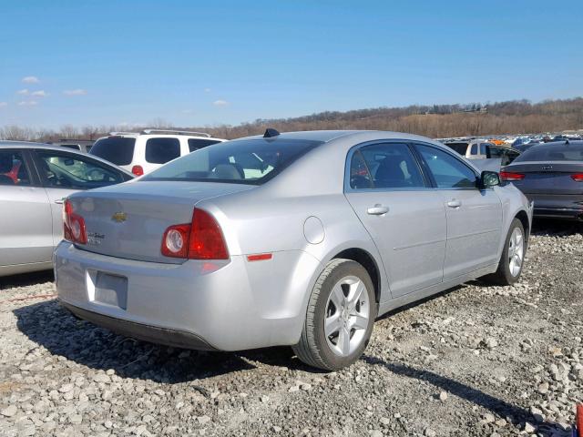 1G1ZB5E04CF201899 - 2012 CHEVROLET MALIBU LS ვერცხლისფერი ფოტო 4