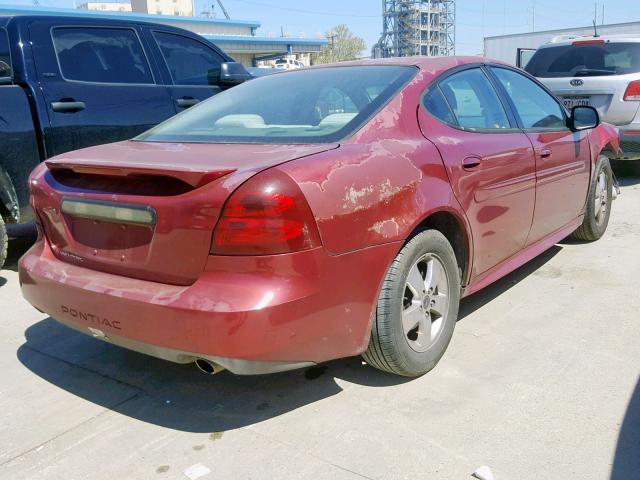 2G2WP522351197585 - 2005 PONTIAC GRAND PRIX 栗色 照片 4