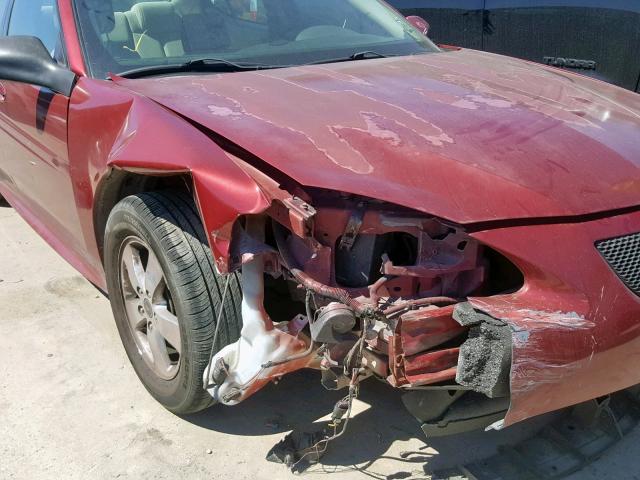 2G2WP522351197585 - 2005 PONTIAC GRAND PRIX 栗色 照片 9