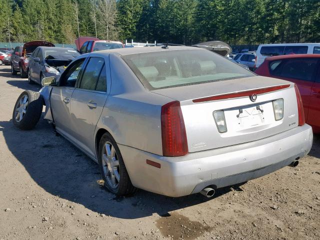 1G6DW677950169045 - 2005 CADILLAC STS SILVER photo 3