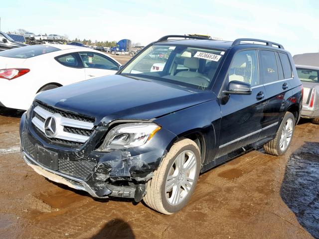 WDCGG0EB6DG111499 - 2013 MERCEDES-BENZ GLK 250 BL BLACK photo 2