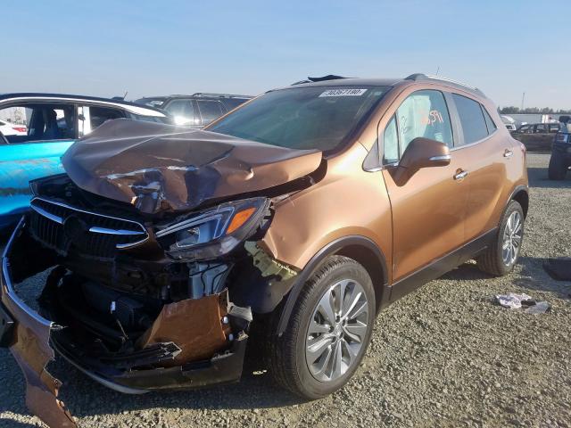 KL4CJASB8HB124087 - 2017 BUICK ENCORE PREFERRED  photo 2