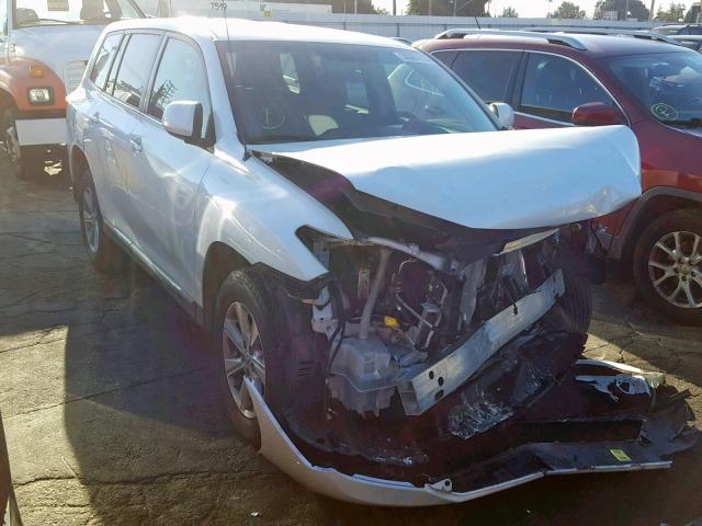 5TDZA3EH0BS012363 - 2011 TOYOTA HIGHLANDER WHITE photo 1