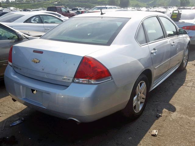 2G1WB5E31G1181928 - 2016 CHEVROLET IMPALA LIM SILVER photo 4