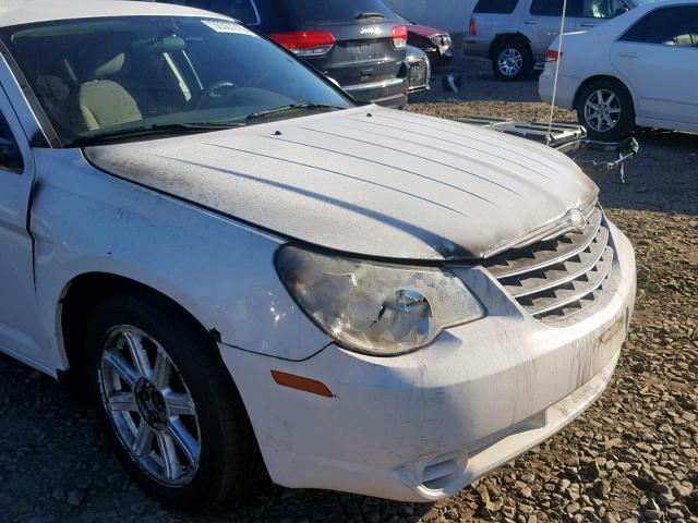 1C3LC56RX7N505018 - 2007 CHRYSLER SEBRING TO WHITE photo 9