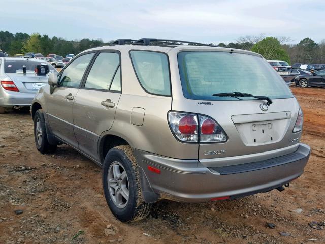 JTJGF10U120131055 - 2002 LEXUS RX 300 TAN photo 3