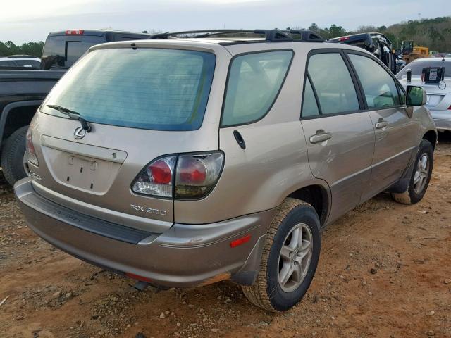 JTJGF10U120131055 - 2002 LEXUS RX 300 TAN photo 4