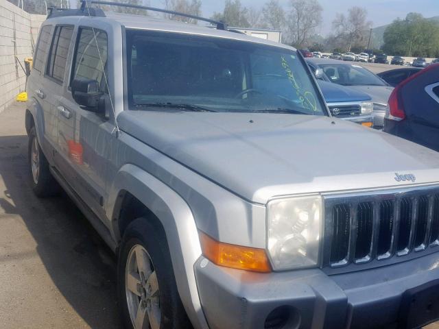 1J8HG48K97C597971 - 2007 JEEP COMMANDER SILVER photo 1