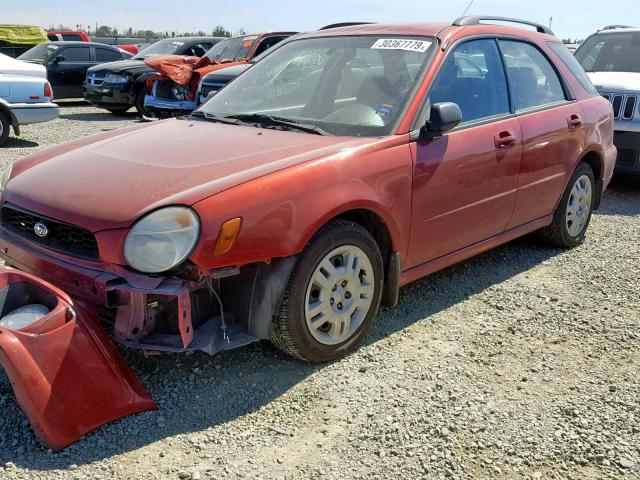 JF1GG65583H811588 - 2003 SUBARU IMPREZA TS RED photo 2