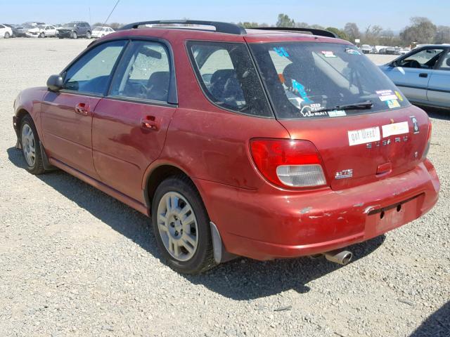 JF1GG65583H811588 - 2003 SUBARU IMPREZA TS RED photo 3