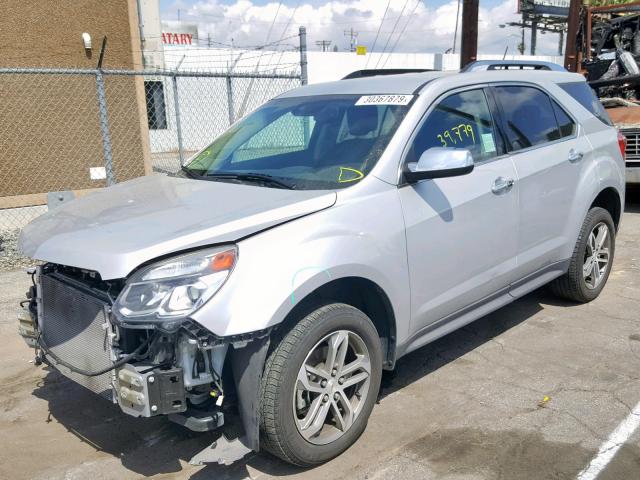 2GNALDEK6H6110929 - 2017 CHEVROLET EQUINOX PR SILVER photo 2