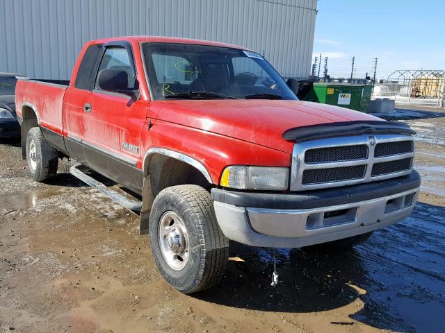 1B7KF23611J520657 - 2001 DODGE RAM 2500 RED photo 1