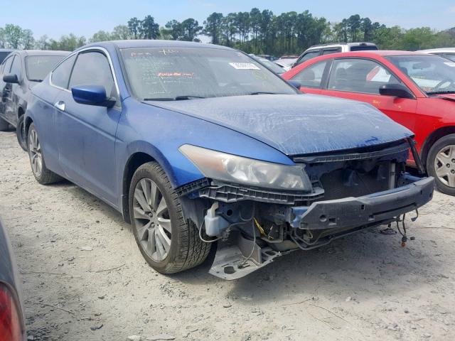 1HGCS21819A001562 - 2009 HONDA ACCORD EXL BLUE photo 1