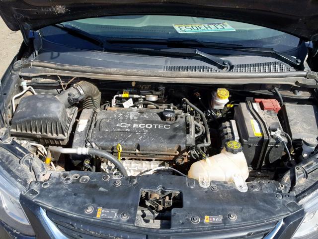 1G1JB5SH0H4140643 - 2017 CHEVROLET SONIC LS BLACK photo 7