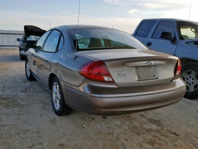 1FAFP55203G202447 - 2003 FORD TAURUS SES GRAY photo 3