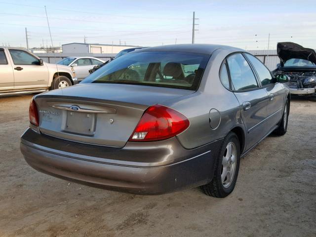 1FAFP55203G202447 - 2003 FORD TAURUS SES GRAY photo 4