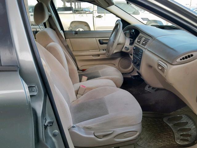 1FAFP55203G202447 - 2003 FORD TAURUS SES GRAY photo 5