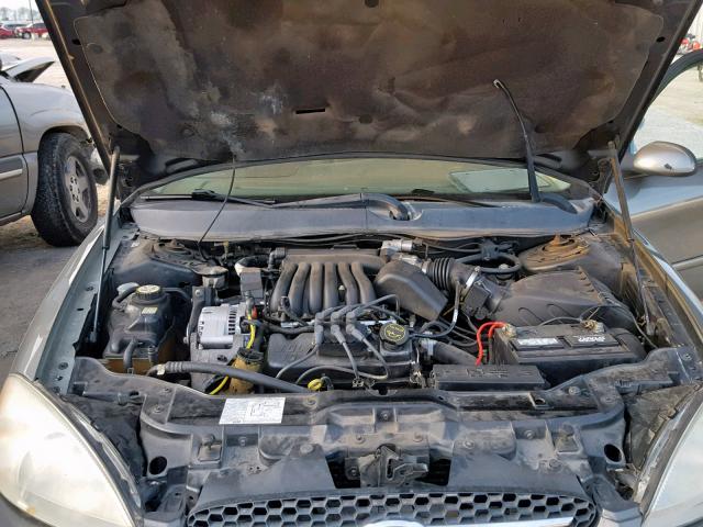 1FAFP55203G202447 - 2003 FORD TAURUS SES GRAY photo 7