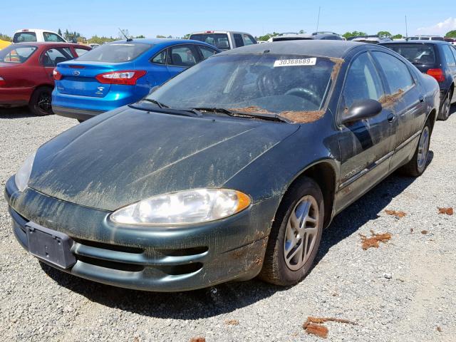 2B3HD46R81H574140 - 2001 DODGE INTREPID S GREEN photo 2