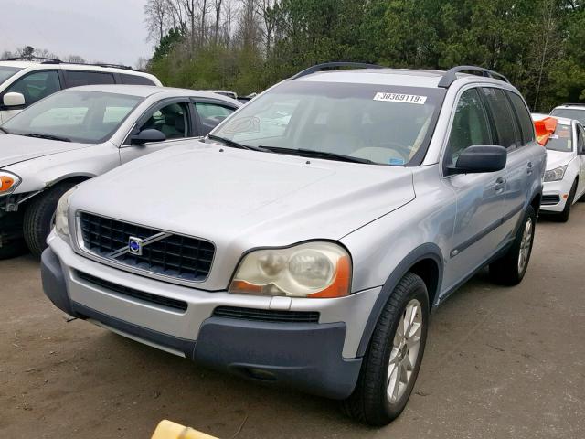 YV1CZ911351171934 - 2005 VOLVO XC90 T6 SILVER photo 2