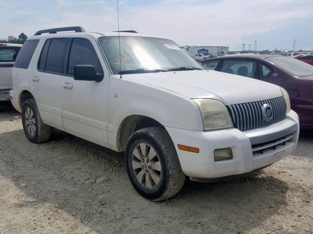 4M2EU36E66UJ07600 - 2006 MERCURY MOUNTAINEE WHITE photo 1