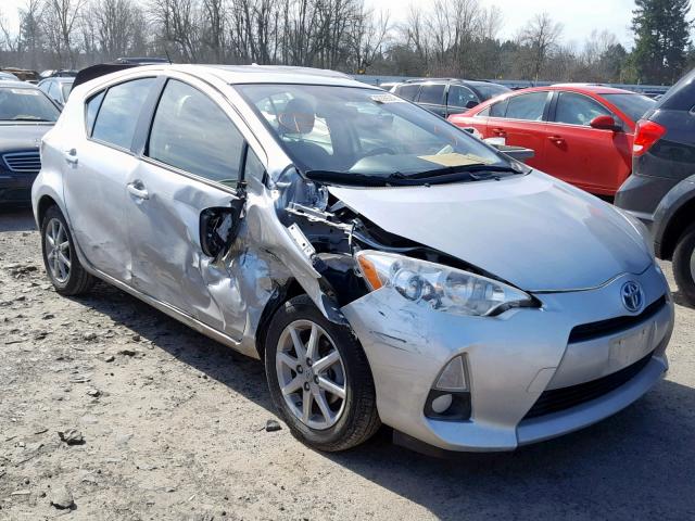 JTDKDTB32D1041963 - 2013 TOYOTA PRIUS C SILVER photo 1