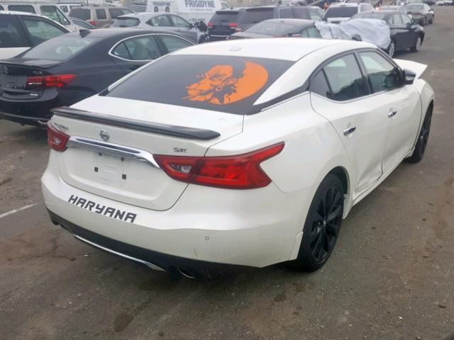 1N4AA6AP3HC363604 - 2017 NISSAN MAXIMA 3.5 WHITE photo 4