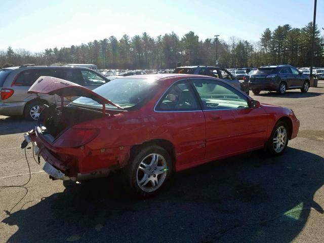 19UYA3258XL001742 - 1999 ACURA 2.3CL RED photo 4
