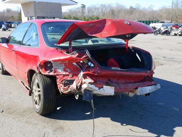19UYA3258XL001742 - 1999 ACURA 2.3CL RED photo 9