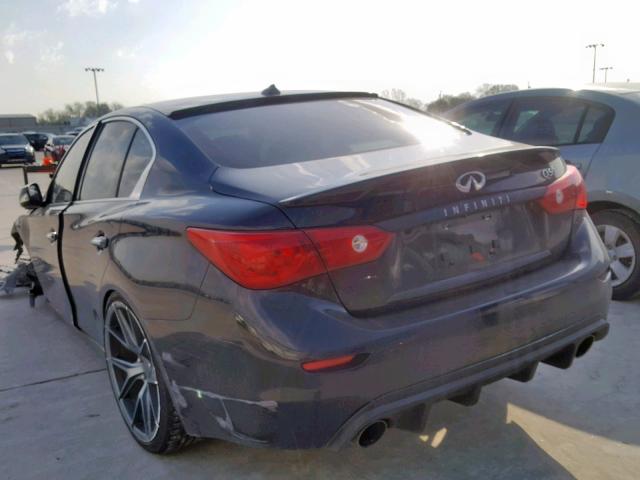 JN1BV7AP1FM335285 - 2015 INFINITI Q50 BASE BLACK photo 3