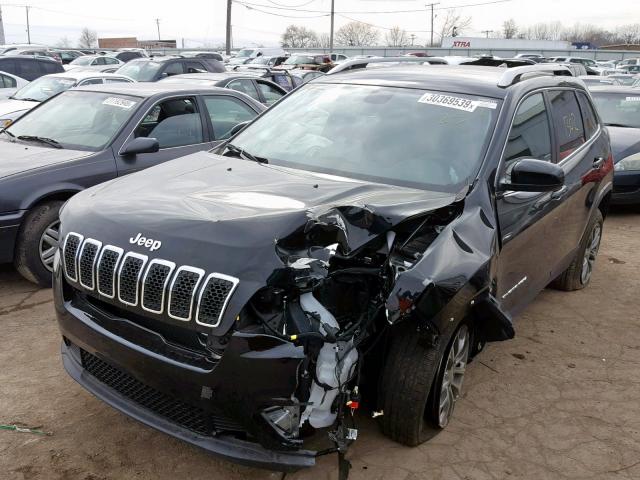 1C4PJLLB1KD144470 - 2019 JEEP CHEROKEE L BLACK photo 2