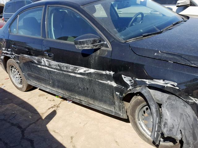 3VW2K7AJXCM360605 - 2012 VOLKSWAGEN JETTA BASE BLACK photo 9