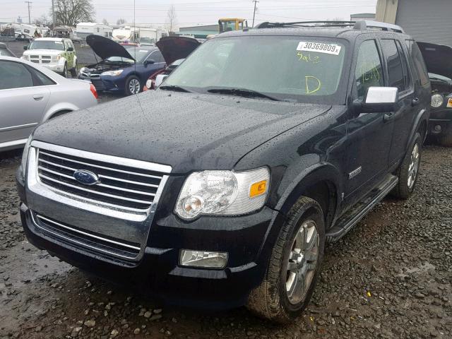 1FMEU75817UB37884 - 2007 FORD EXPLORER L BLACK photo 2