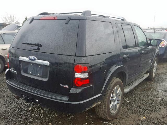 1FMEU75817UB37884 - 2007 FORD EXPLORER L BLACK photo 4